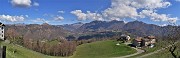 68 Da Miragolo S. Salvatore bella vista meridiana sulla Val Serina